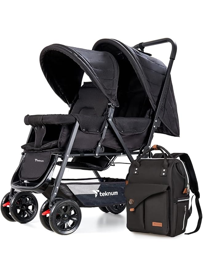 erorex Double Stroller Combo Black - Image 1