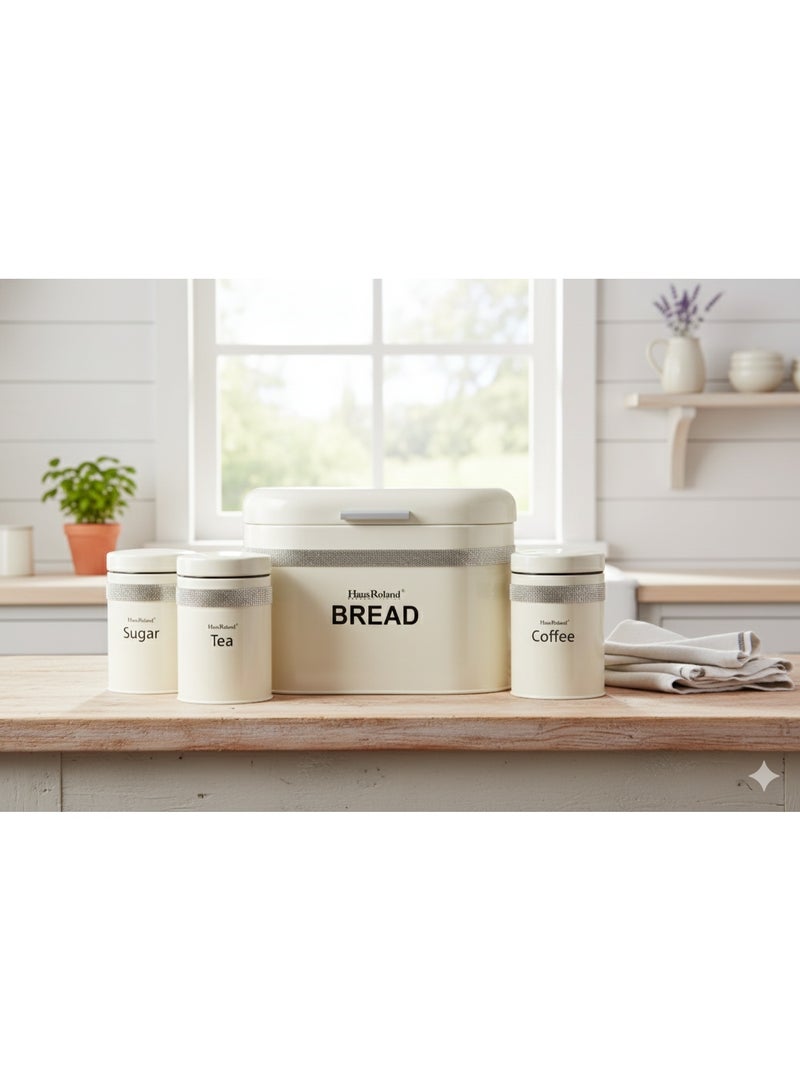 HausRoland Tea, coffee and sugar storage containers jars and bread box - Image 4