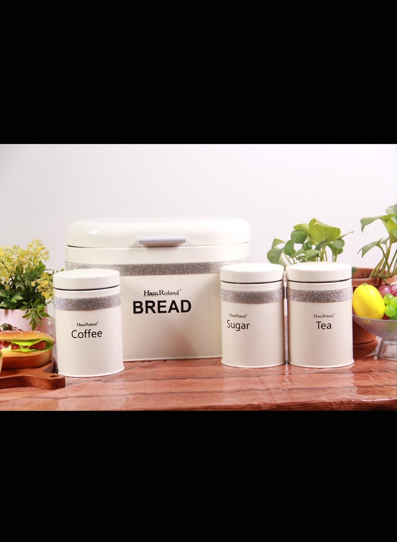 HausRoland Tea, coffee and sugar storage containers jars and bread box - Image 5
