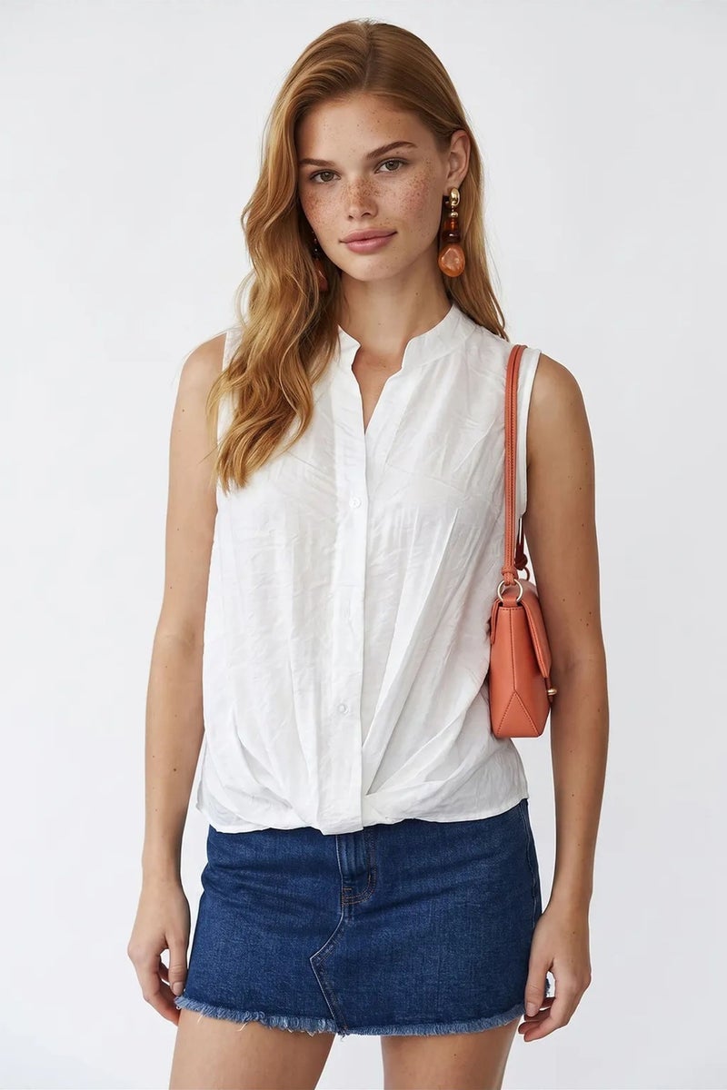 MIXRAY Women's Cotton Blouse - Image 1