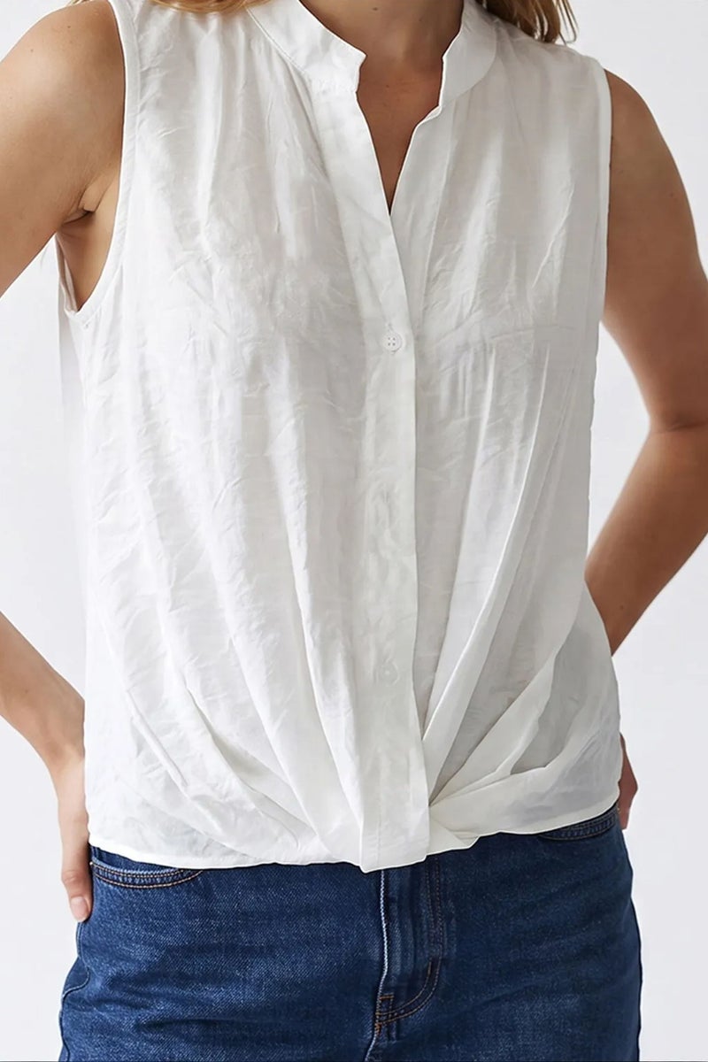 MIXRAY Women's Cotton Blouse - Image 2