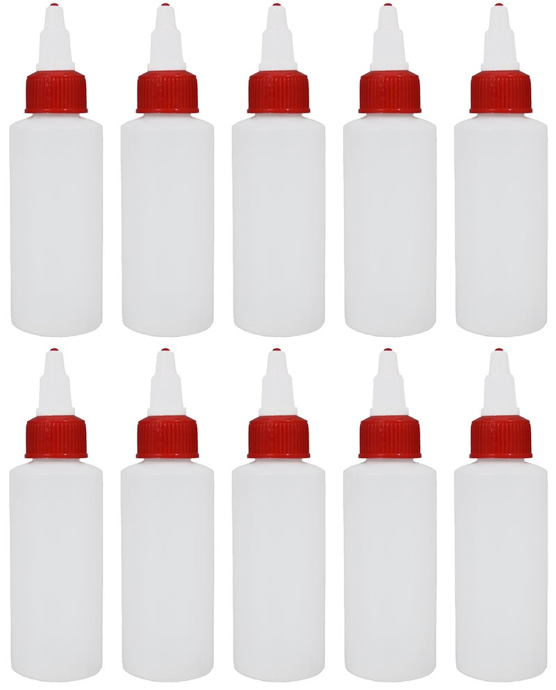 102oz Refillable Artists Bottle with Twist OpenClose Nozzle Cylinder Bottle