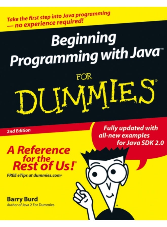"Beginning Programming with Java For Dummies" is a comprehensive guide for beginners who want to learn the Java programming language. The book aims to simplify complex concepts, from the basics of programming all the way to writing your own programs. - Image 1