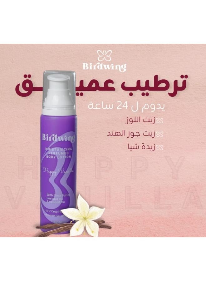 Birdwing Deep moisturizing body and hand lotion with coconut oil, shea butter and almond extracts 200 ml - Image 2