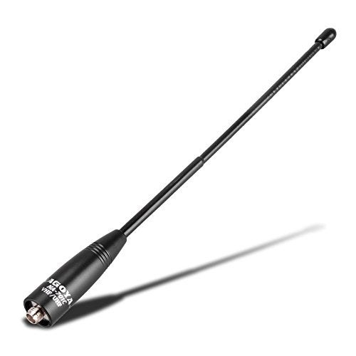 BTECH Authentic Genuine Nagoya NA-701C (Commercial Frequency Tuned) 8-Inch Whip VHF/UHF (155/455Mhz) Antenna SMA-Female for BTECH and BaoFeng Radios - Image 1