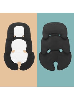 Stroller Liner Insert Car Seat Liner Cover, Baby Stroller Seat Liner Universal, Baby Seat Cushion,Cotton Universal Baby Stroller Seat, Stroller Car Seat Liner (Black)