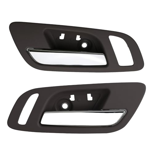 omoZone 2pcs Interior Door Handles Front Left Right Side Cocoa Compatible with 20072014 Chevy Silverado 1500 2500 3500 Avalanche Suburban Tahoe GMC Sierra Yukon - Image 1