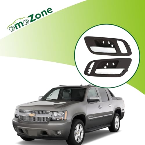 omoZone 2pcs Interior Door Handles Front Left Right Side Cocoa Compatible with 20072014 Chevy Silverado 1500 2500 3500 Avalanche Suburban Tahoe GMC Sierra Yukon - Image 3