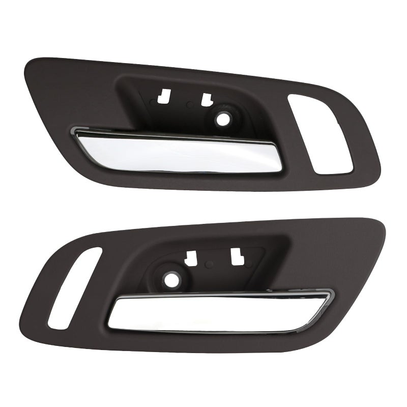omoZone 2pcs Interior Door Handles Front Left Right Side Cocoa Compatible with 20072014 Chevy Silverado 1500 2500 3500 Avalanche Suburban Tahoe GMC Sierra Yukon - Image 2