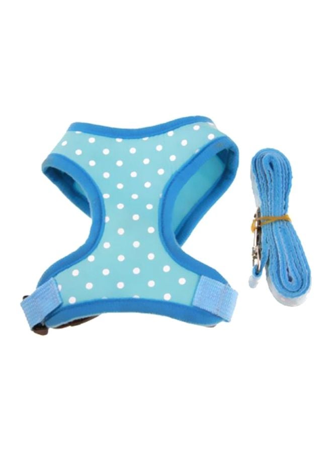 بيوينتي رسن بنمط منقط مع سترة أزرق/ أبيض S - Image 1