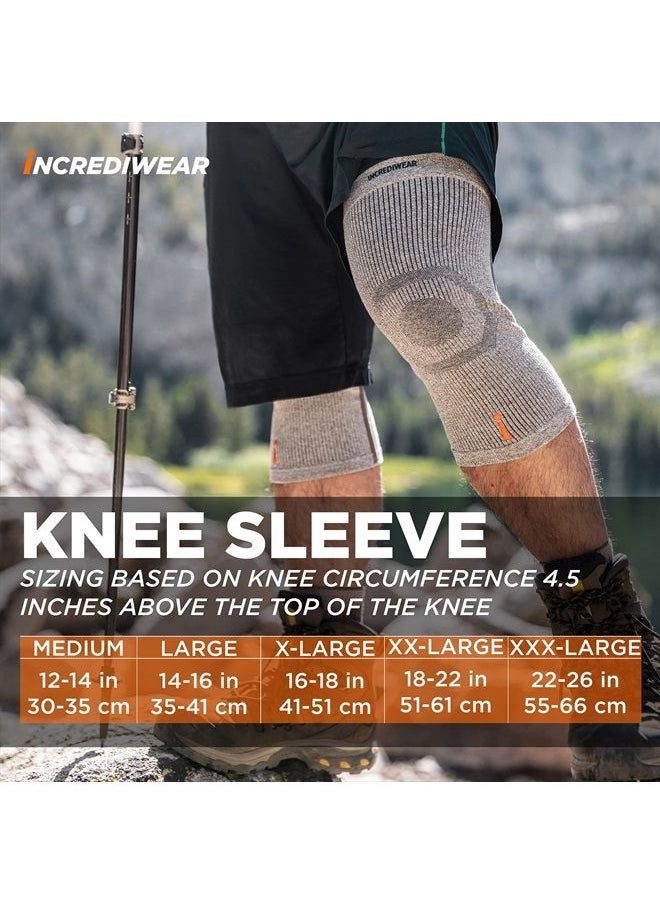 INCREDIWEAR - INCREDIWEAR Knee Sleeve, Black, Large - Image 1