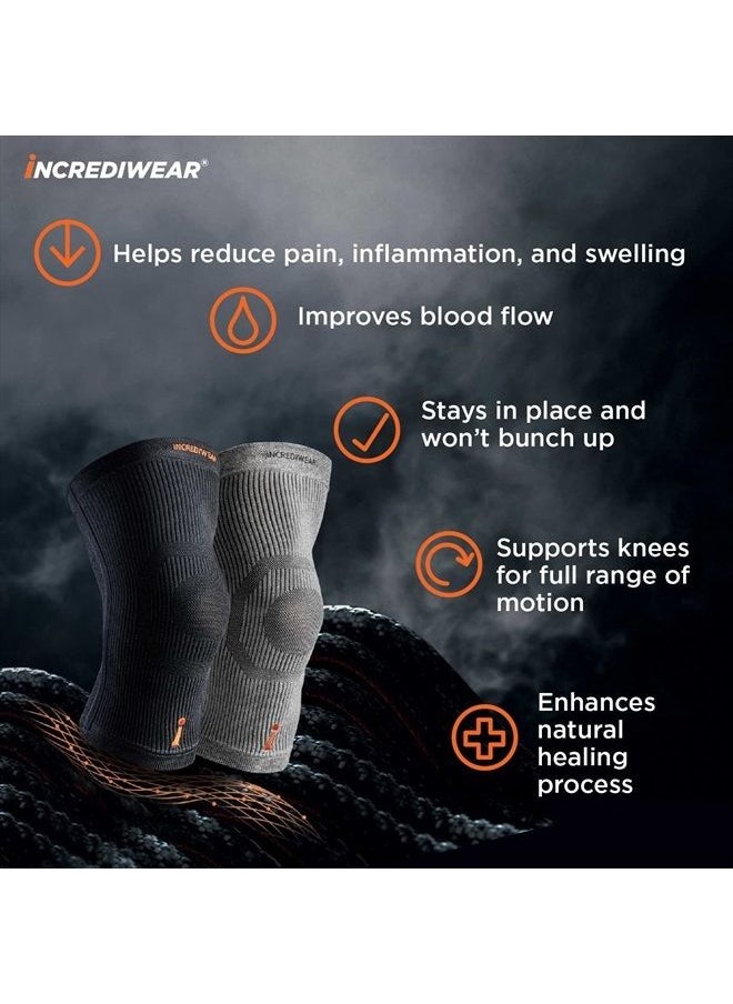 INCREDIWEAR - INCREDIWEAR Knee Sleeve, Black, Large - Image 1