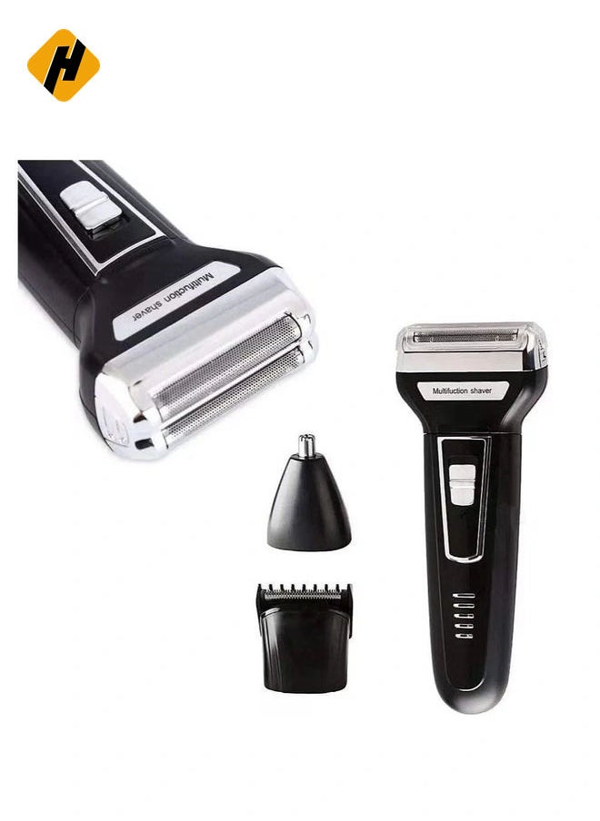 HuHa 3 in 1 Electric Razor Men Beard Trimmer Rechargeable Waterproof Shaver Professional Cordless Hair Clippers Nose Hair Trimmer Grooming Set  - Image 2