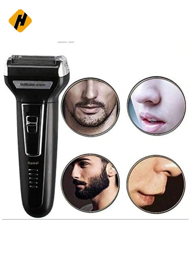 HuHa 3 in 1 Electric Razor Men Beard Trimmer Rechargeable Waterproof Shaver Professional Cordless Hair Clippers Nose Hair Trimmer Grooming Set  - Image 3