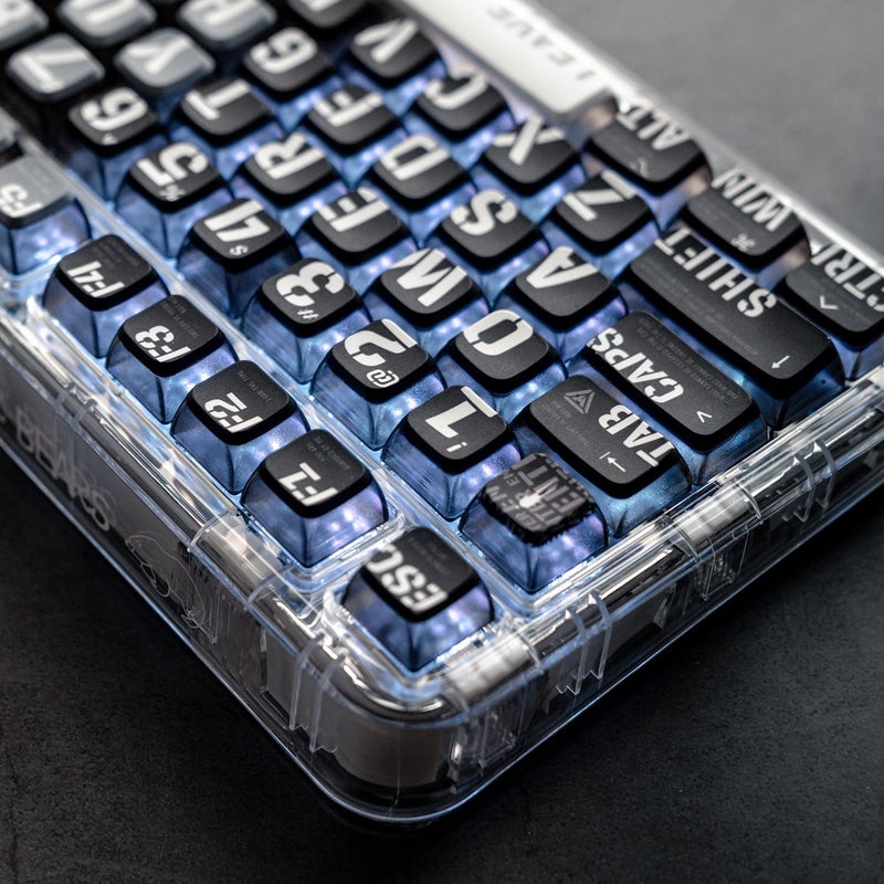 أغطية مفاتيح PBT بودنج، موضوع Raving، 120 مفتاح، ملف ASA، مجموعة أغطية مفاتيح لوحة مفاتيح ميكانيكية لمفاتيح Cherry Gateron MX Switch - Image 3