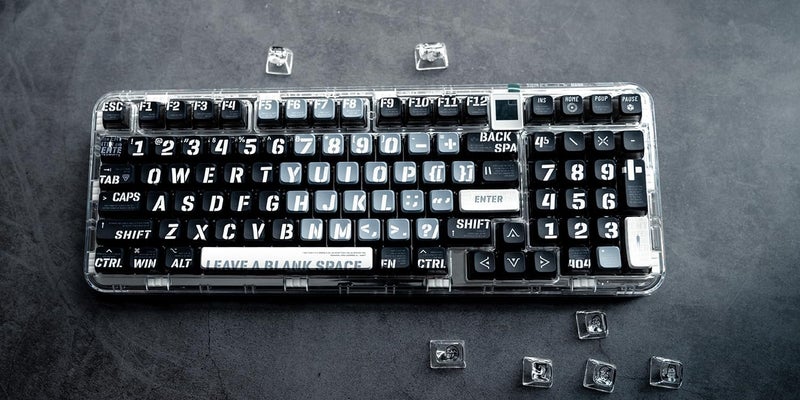 أغطية مفاتيح PBT بودنج، موضوع Raving، 120 مفتاح، ملف ASA، مجموعة أغطية مفاتيح لوحة مفاتيح ميكانيكية لمفاتيح Cherry Gateron MX Switch - Image 5
