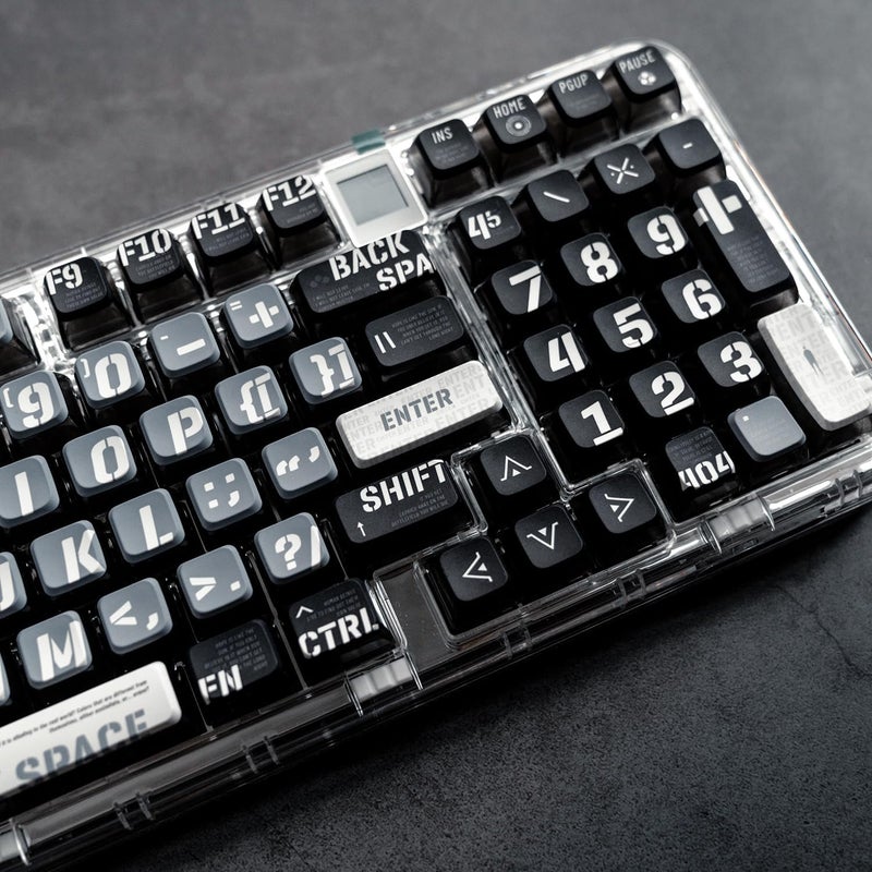 أغطية مفاتيح PBT بودنج، موضوع Raving، 120 مفتاح، ملف ASA، مجموعة أغطية مفاتيح لوحة مفاتيح ميكانيكية لمفاتيح Cherry Gateron MX Switch - Image 4