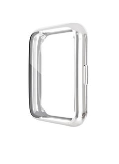 Watch Rubber Soft Case For Huawei Watch Fit 2 Not Fit1 Bumper Cover Screen Protector - Silver 