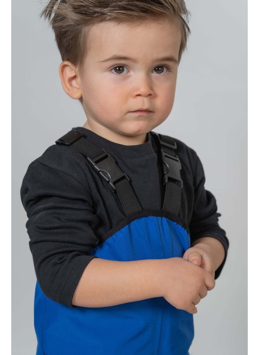 Belkızın Atölyesi Suspender Blue Waterproof Overalls  - Image 4