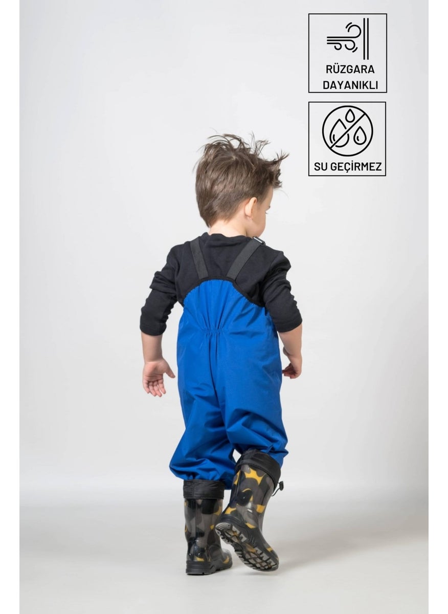 Belkızın Atölyesi Suspender Blue Waterproof Overalls  - Image 2