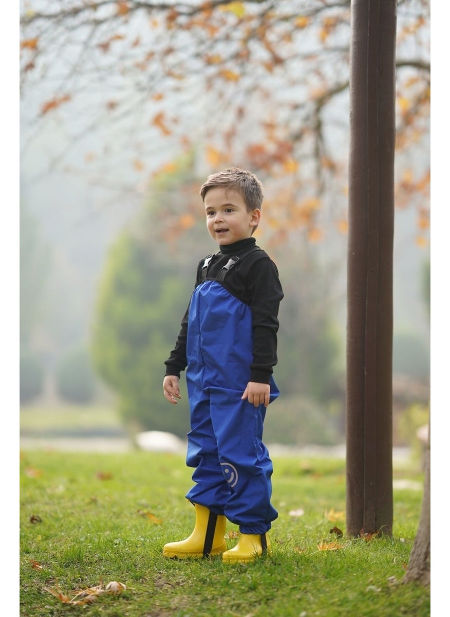 Belkızın Atölyesi Suspender Blue Waterproof Overalls  - Image 3