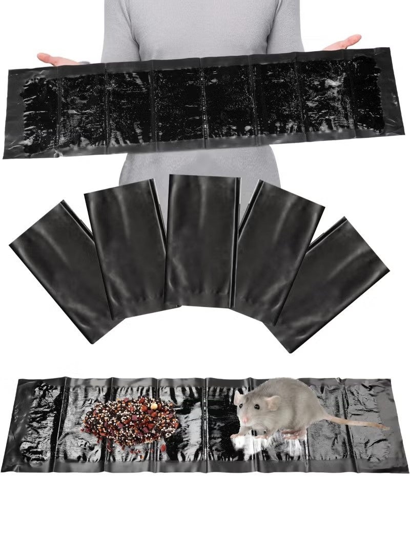 5 Pack Sticky Mouse Trap, Super Large 120*28cm Glue Traps for Mice and Rats Traps Indoor for Home, Rodent Snakes Spiders Roaches - Image 1