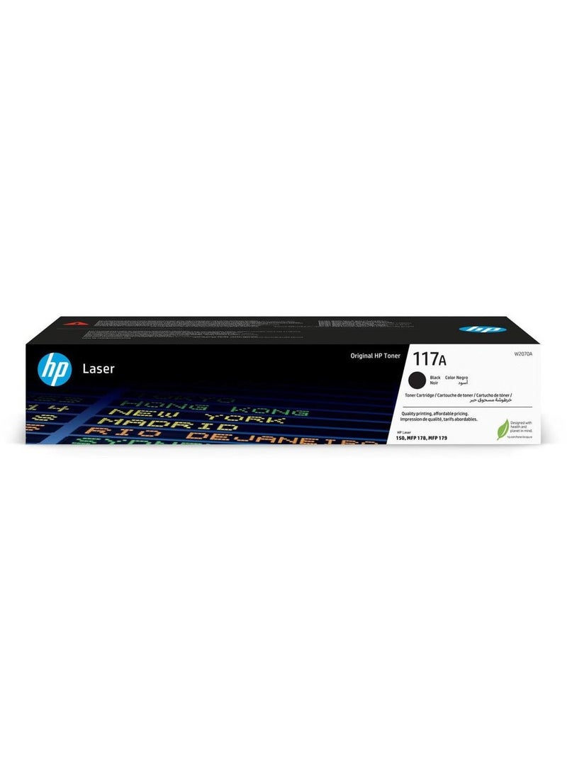 HP 117A Black Original Laser Toner Cartridge Black