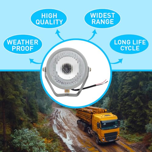 UNO Minda HL-5563BM Head Light H4 High Beam Clear Lens for all Commercial Vehicles - Image 4