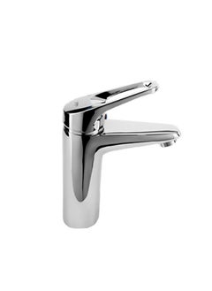 Valeo Milano 1-lever basin mixer with floor and overflow, chrome