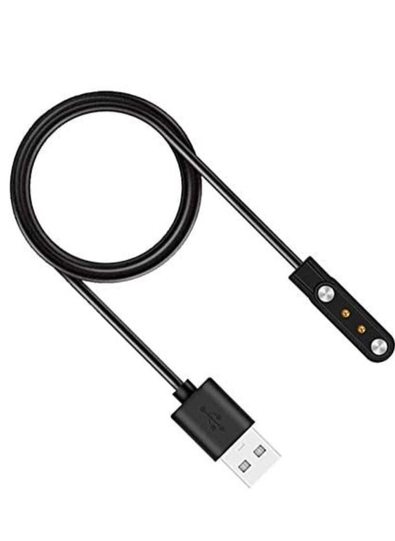 ELTRAZONE USB Charging Cable Cord Base Dock Charger Adapter Stand For Huawei Watch Fit | Fit 2 | Huawei Band 6 | Huawei Band 7 (Black) - Image 3