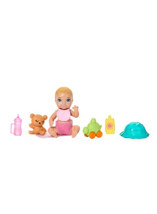 Skipper Babysitters Inc. Playset with Brunette Doll, Blonde Baby Doll, Stroller with Removable Car Seat & 7 Accessories - view 5