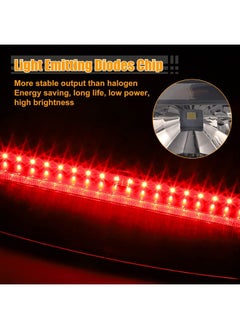 X AUTOHAUX Tail High Mount Brake Stop Light 8K5945097 Third Brake Light Rear Cab Roof Center Brake Stop Light for Audi A4 S4 ABS Black Housing  - Image 5