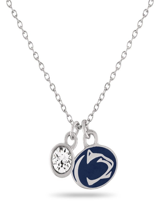 Stone Armory Penn State Jewelry - Nittany Lion Crystal Necklace - Hypoallergenic and Adjustable 16-20in - Penn State Gifts for Women - Image 1