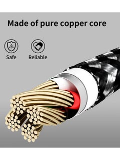 PowerMax Powermax USB-C to USB-A Data Cable, Premium Braided, 1200mm, Black – Compatible with Samsung Galaxy, Laptops, Nintendo Switch, Huawei MateBook X Pro, iPad Mini 6, and more.  - Image 2