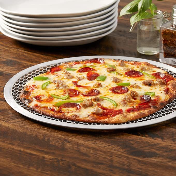 American MetalCraft 18712 Pizza Screen, 12" Length, 12" Width, Silver - Image 2