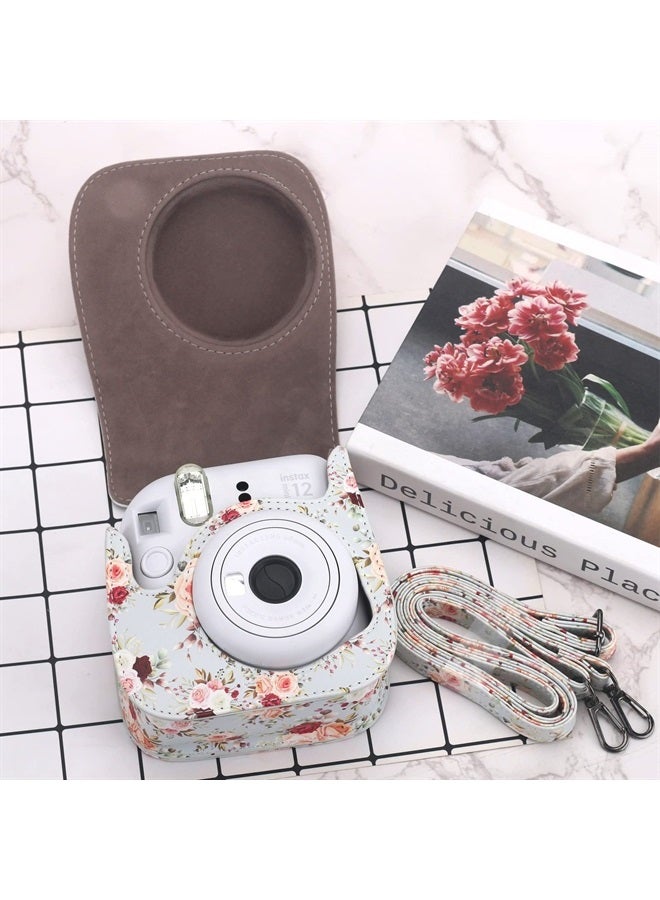 Frankmate Protective Case Compatible with Fujifilm Instax Mini 12 11 9 8 Instant Film Camera with Accessory Pocket and Adjustable Strap - Image 5