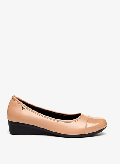 Flora Bella By Shoexpress Women Solid Slip-On Shoes with Wedge Heels