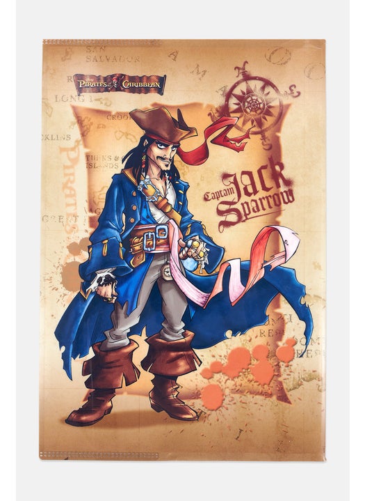 Pirates Of The Caribbean 80 Sheets Notebook, Assorted
