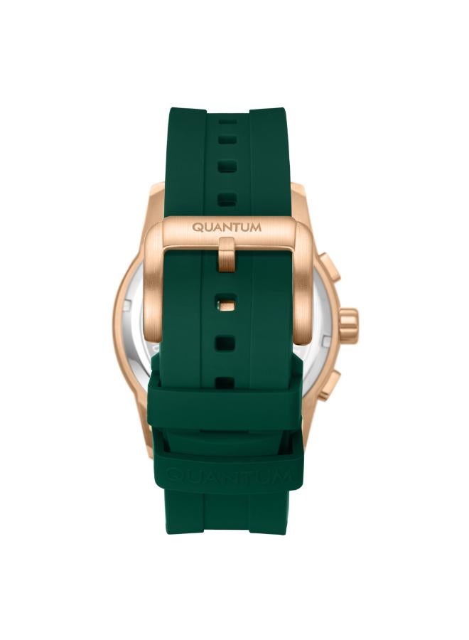 Quantum Men's Silicone Multifunction Watch ADG991.475 - 47 mm - Image 4