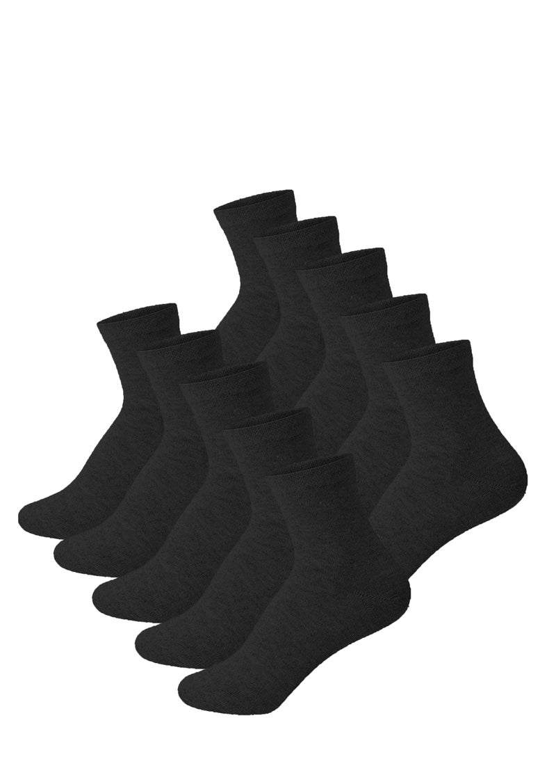 MIZAJIC Men's Socks 10 Pairs (Small) Breathable Soft Athletic Crew Socks Moisture-Wicking Odor-Proof Suitable for Work and Casual Wear Comfortable Socks - Image 1