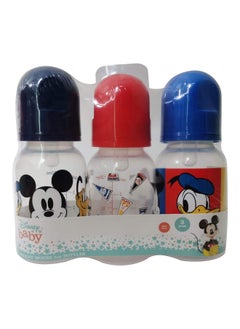 Cudlie Disney Baby Boy Mickey Mouse Bottles, Pack Of Three, 5Oz  - Image 1