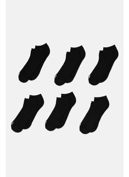Wilson Men 6 Pairs No Show Active Socks, Black  - Image 1