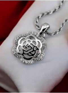 zilara Hexa Pave Chain Necklace  - Image 3