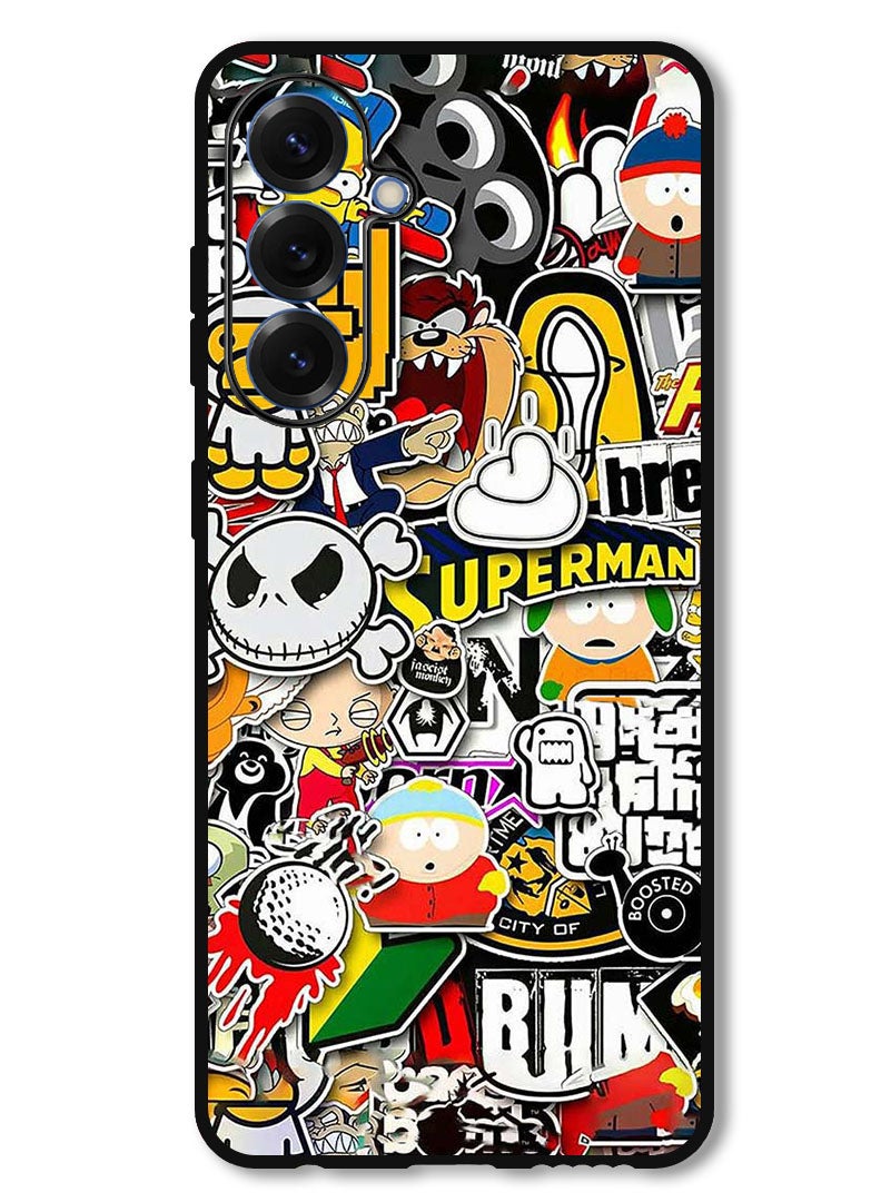 Theodor Protective Case Anti Scratch Shock Proof Bumper Cover For Samsung Galaxy S25 superhero tags - Image 1