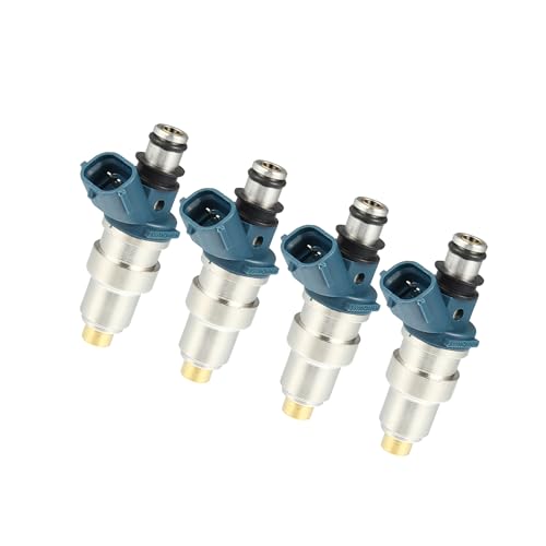 INFINAUTO Fuel Injector for Toyota Tacoma 19951999 24L Metal Silver Tone 4pcs - Image 1