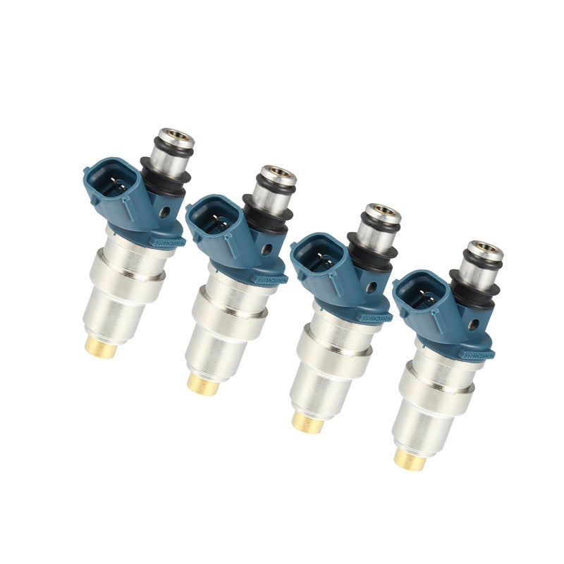 INFINAUTO Fuel Injector for Toyota Tacoma 19951999 24L Metal Silver Tone 4pcs - Image 2