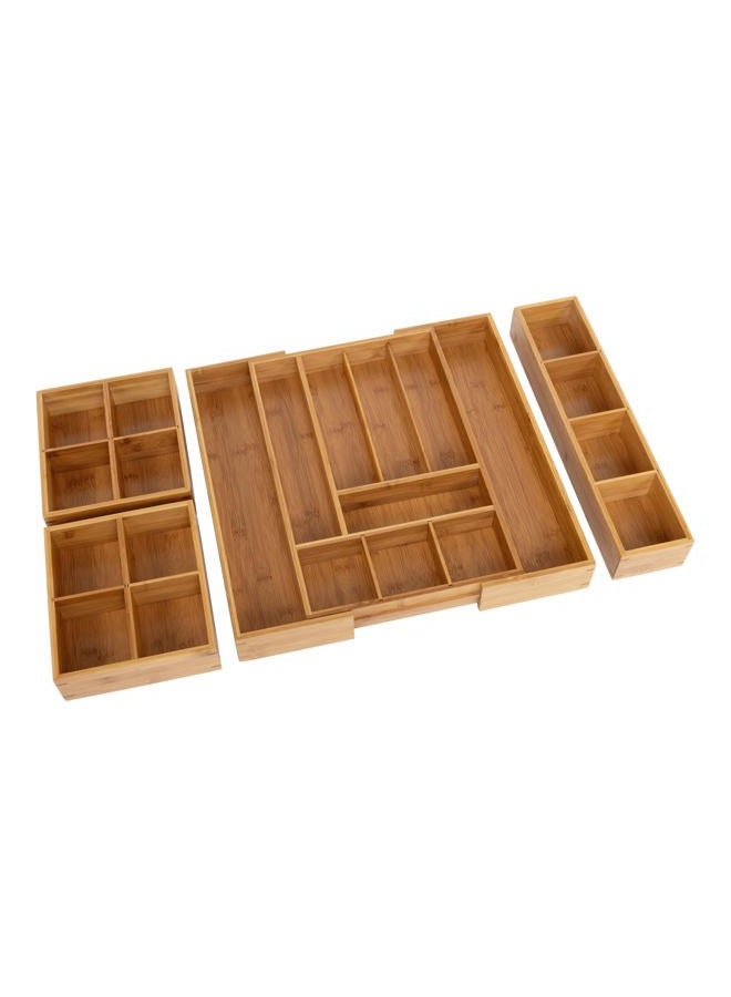 Seville Classics Bamboo Expandable Drawer Organizer - Image 2