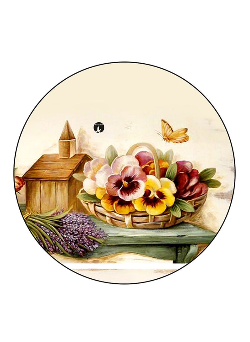RKN Vintage Art Printed Fridge Magnet Multicolour - Image 1