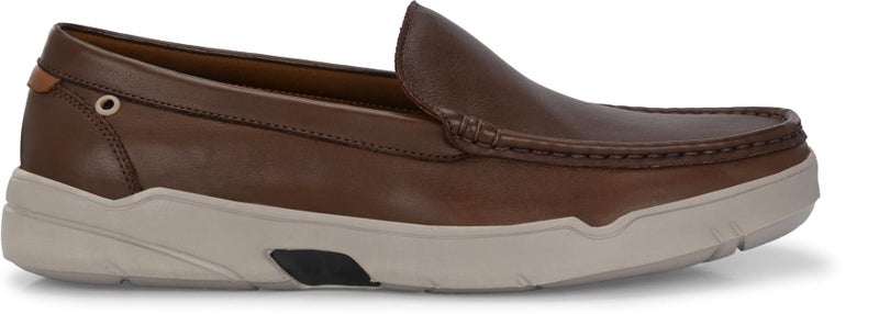 egoss Aspeerio Moonwalk Premium Genuine Leather Loafer Casual Shoes for Men (Brown-7)-MOONWALK-2 - Image 4