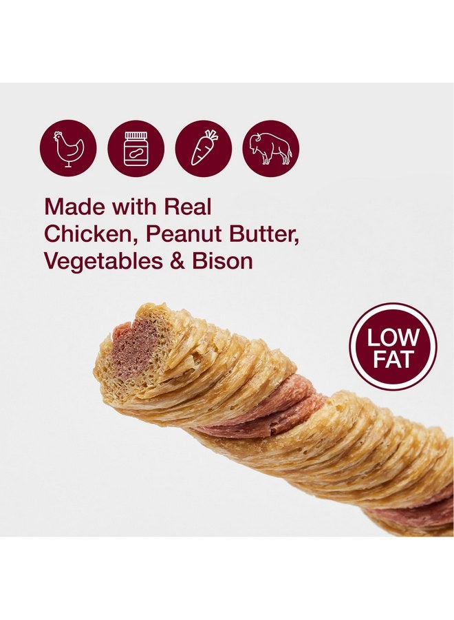 Smartbones Puffy Rolls Chews for Dogs, 8 Count, Treat Your Dog to Easy-to-Digest Rawhide-Free Chews Made with Real Peanut Butter and Bison - Image 2